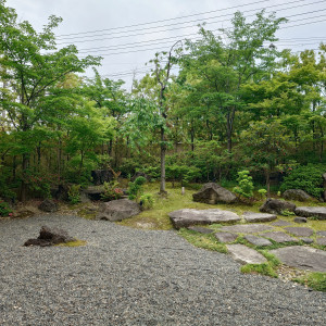 ラウンジから見える庭園|758380さんの郡山モノリスの写真(2476311)
