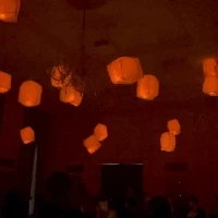 ランタンのオプション。室内が幻想的な雰囲気になり好評！
