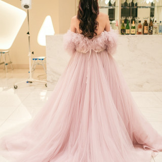 後ろ姿が可愛いと友人ゲストに褒められました。