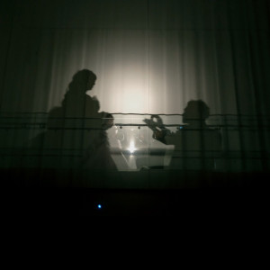 再入場でプロポーズのシルエットにしました。|758476さんのアールベルアンジェ奈良の写真(2581043)