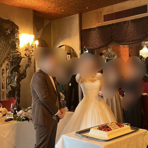 ケーキカットの様子|758575さんのTABLEAUX(タブローズ)の写真(2476928)