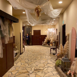 披露宴会場に向かう道もワクワク感たっぷりです|758644さんのガーデンベルズ宮崎の写真(2552111)