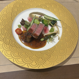 試食会。牛フィレ肉のグリエ