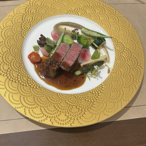 試食会。牛フィレ肉のグリエ|758667さんのアニヴェルセル江坂（新大阪）の写真(2477371)