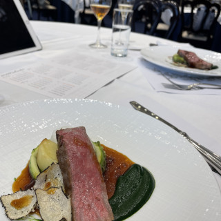 メイン グレードを上げたメニューのお料理