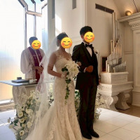 美しいチャペルで挙式できて幸せでした。