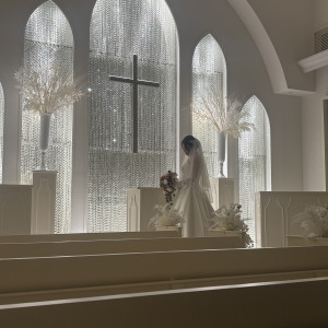 チャペル|758687さんのアーヴェリール迎賓館(姫路)/テイクアンドギヴ・ニーズウェディングの写真(2582419)