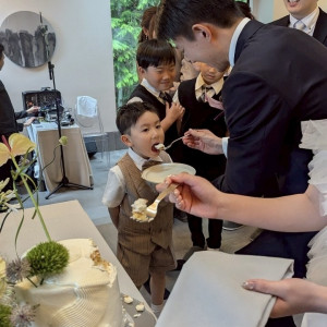 ゲスト皆に一口ずつ幸せのお裾分けを
笑いあり涙ありでした！|758719さんのwedding norm.の写真(2485362)