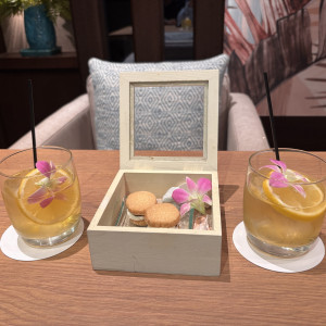 見学時のウェルカムドリンク|758890さんのTHE CLASSICA BAY RESORT （ザ クラシカ ベイリゾート）の写真(2479097)