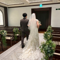 ゲストと距離の近いチャペル