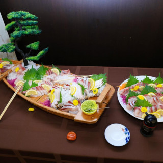 持ち込みのブリ振る舞い
