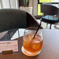 はいってすぐ、ドリンクを持ってきてくださりました。