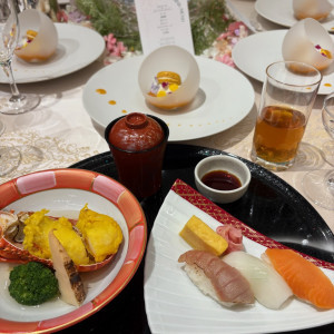 お料理|759002さんのウェディングスホテル・ベルクラシック東京の写真(2479603)
