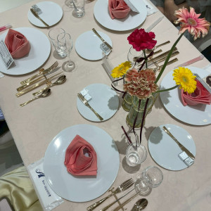 花にもリボンをつけました！|759028さんのアルカンシエル横浜 luxemariage（アルカンシエルグループ）の写真(2479859)