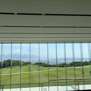 ロビーからの景色も綺麗です