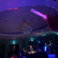 ペンライト演出を行ったアゼリアでの風景です