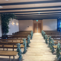 新郎新婦目線のチャペル会場です。