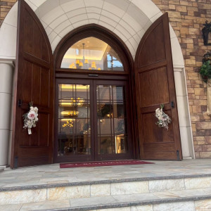 結婚式場の入口|759216さんのOSAKA St.BATH CHURCH(大阪セントバース教会)の写真(2480533)