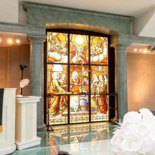 素敵なステンドグラスです。