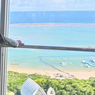 披露宴会場からの景色