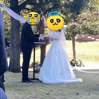 ガーデン挙式、素敵でした