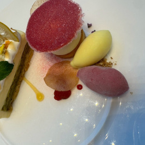 選べる料理のオプションでデザート2品を選びました。|759340さんのTAKASAKI MONOLITH ~高崎モノリス~の写真(2557801)