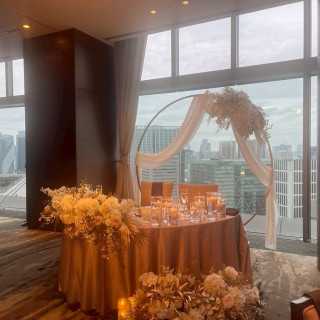 カーテンオープンで東京の景色が一望できとても綺麗です