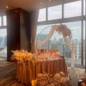 カーテンオープンで東京の景色が一望できとても綺麗です|759365さんのストリングスホテル東京インターコンチネンタルの写真(2564140)