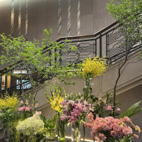 花が週替わりで変わる？
ロビーの花はすごく綺麗