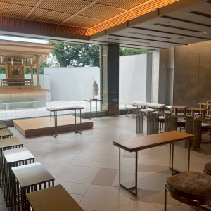 儀式殿 新郎、新婦の座席|759480さんの明治神宮・明治記念館の写真(2481592)
