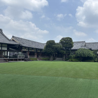 綺麗に整備された庭