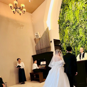 緑の多い挙式会場|759579さんのエヴァウイン小山プレミアムスィーツの写真(2481866)