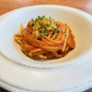 式場ではめずらしいパスタ