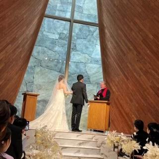 挙式中