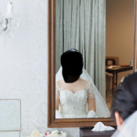 おしゃれな控室です