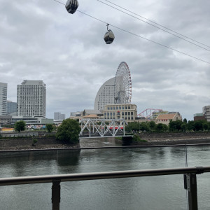 会場から見える景色|759704さんのノートルダム横浜みなとみらい/FIVESTAR WEDDINGの写真(2487407)