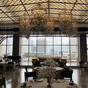 披露宴会場　鳥籠|759704さんのノートルダム横浜みなとみらい/FIVESTAR WEDDINGの写真(2487435)