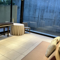 最後にお見送りするスペース