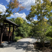 挙式会場までの道