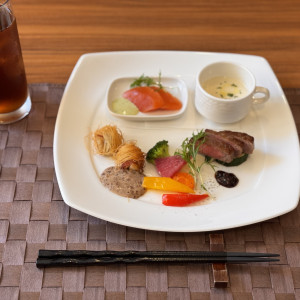 見学時の試食ワンプレート|759774さんのウエディングレストラン ジュレの写真(2484680)
