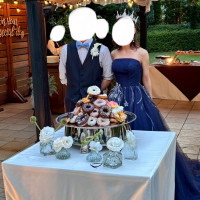 ケーキファイトの際にお花の装飾をしてもらいました。