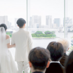 当日は小雨になってしまいましたが、この明るさ！|759876さんのヒルトン東京お台場の写真(2483740)