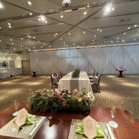 綺麗めな会場です。