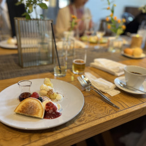 パンケーキ選べます。|759996さんのInStyle wedding KYOTO/テイクアンドギヴ・ニーズウェディングの写真(2484746)
