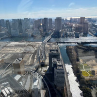 高層階からの景色。
