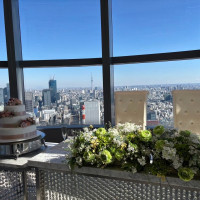 新郎新婦席。