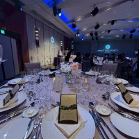 披露宴会場の全体写真。