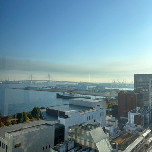 控室兼成約特典の宿泊部屋からの景色。|760032さんのハイアット リージェンシー 横浜の写真(2604995)