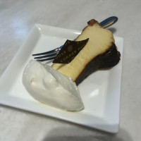 デザートのチーズケーキ