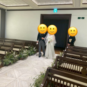 バージンロード|760186さんのInStyle wedding KYOTO/テイクアンドギヴ・ニーズウェディングの写真(2484711)